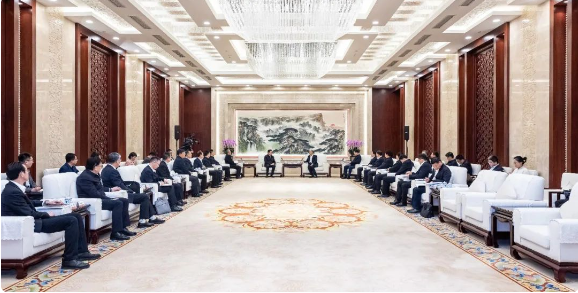 加強(qiáng)合作，積極推進(jìn)重大項(xiàng)目建設(shè)！劉明勝、栗寶卿拜會山東省委書記林武、省長周乃翔